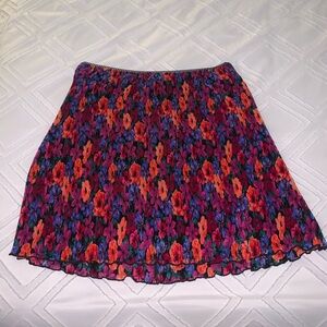WILD FABLE: Floral Multicolored Skirt